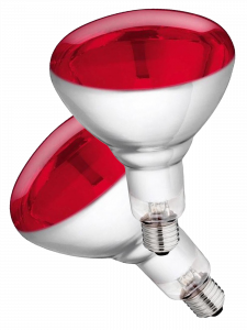 Инфракрасная лампа для обогрева птиц и животных, 100 Вт, цоколь Е27 Огонёк OG-LDP42A